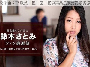 奇米色 777 欧美一区二区，畅享高品质欧美视频资源