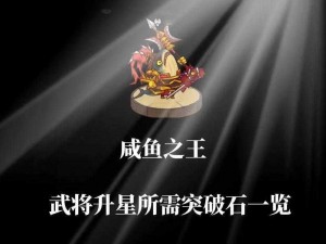 大将军武将突破升星攻略详解：策略性突破技巧及进阶攻略秘籍全揭秘