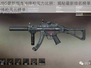 PUBG最新版本冲锋枪实力比拼：揭秘最新排名榜单的冲锋枪风云榜单