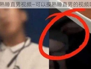 摸熟睡直男视频—可以摸熟睡直男的视频吗？