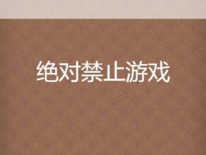 关于禁止游戏【关于禁止游戏的相关问题】