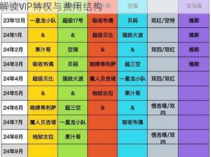 揭秘龙珠激斗VIP等级划分与价格体系详解：全面解读VIP特权与费用结构