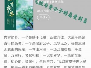 大型武侠小说柔雪老丐 1-20 全文小说，带你领略江湖恩怨情仇