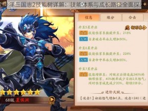 少年三国志2技能树详解：技能体系与成长路径全面探索