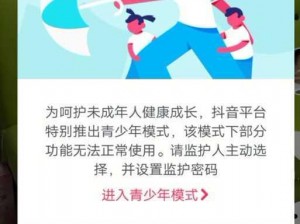 抖音青少年模式开启指南：如何为孩子营造健康网络环境？