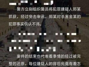 犯罪大师 Crimaster 凶案解析：死者凶手身份揭秘与案件深度剖析