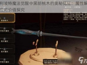 哈利波特魔法觉醒中黑胡桃木的奥秘揭秘：属性解析与应用价值探究