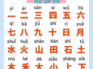 幼儿识字入门 100 字，轻松开启宝宝智慧之门