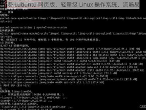 免费 Lubuntu 网页版，轻量级 Linux 操作系统，流畅易用