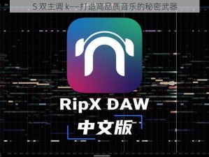 S 双主调 k——打造高品质音乐的秘密武器