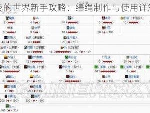 我的世界新手攻略：缰绳制作与使用详解