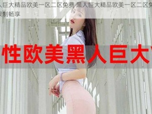 黑人巨大精品欧美一区二区免费 黑人巨大精品欧美一区二区免费，无限制畅享