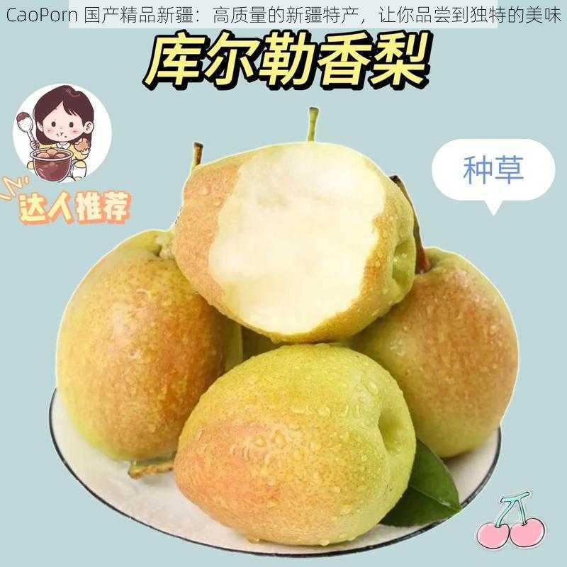 CaoPorn 国产精品新疆：高质量的新疆特产，让你品尝到独特的美味