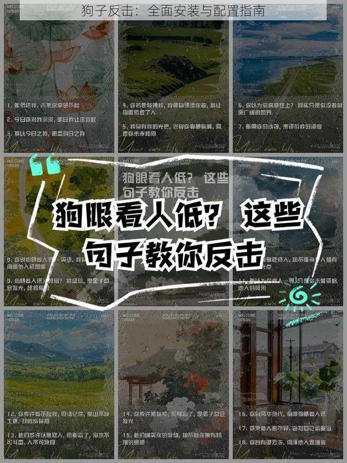 狗子反击：全面安装与配置指南