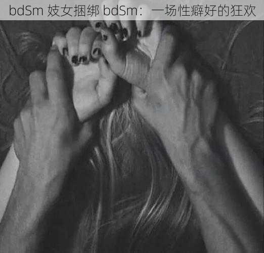 bdSm 妓女捆绑 bdSm：一场性癖好的狂欢