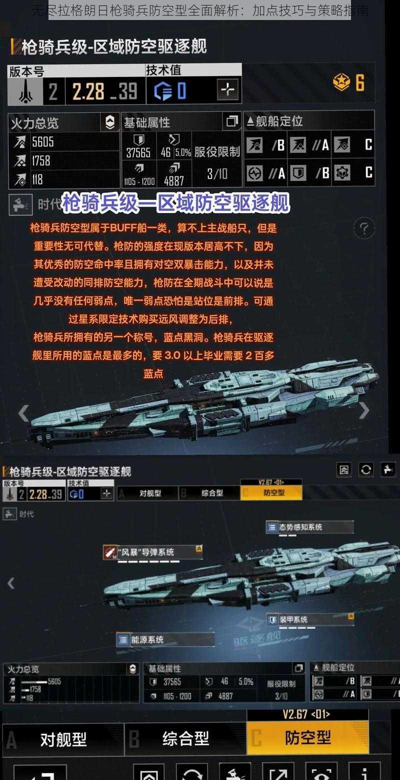 无尽拉格朗日枪骑兵防空型全面解析：加点技巧与策略指南