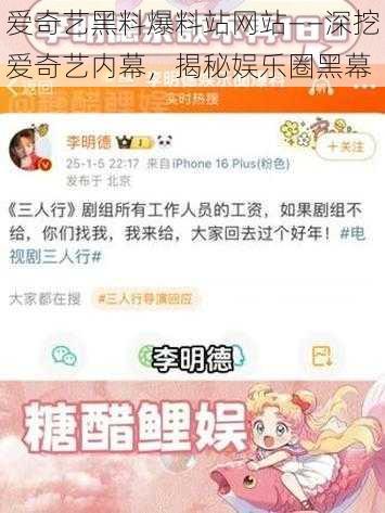 爱奇艺黑料爆料站网站——深挖爱奇艺内幕，揭秘娱乐圈黑幕