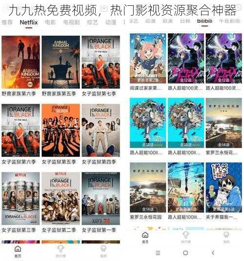 九九热免费视频，热门影视资源聚合神器