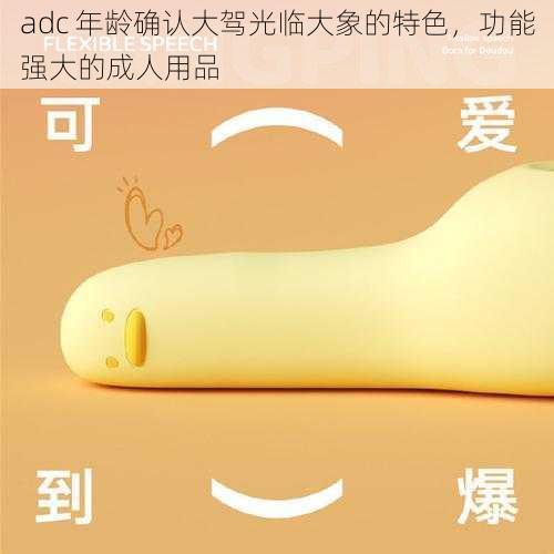 adc 年龄确认大驾光临大象的特色，功能强大的成人用品