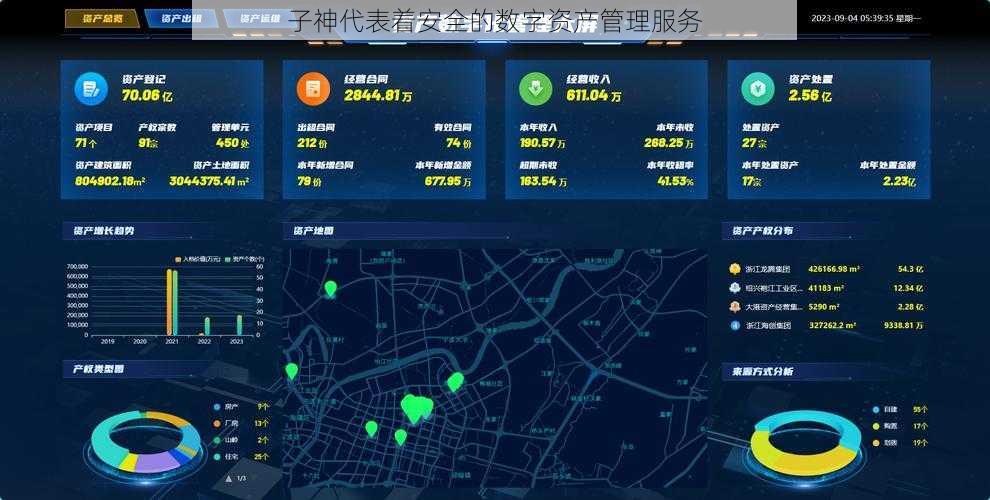 子神代表着安全的数字资产管理服务