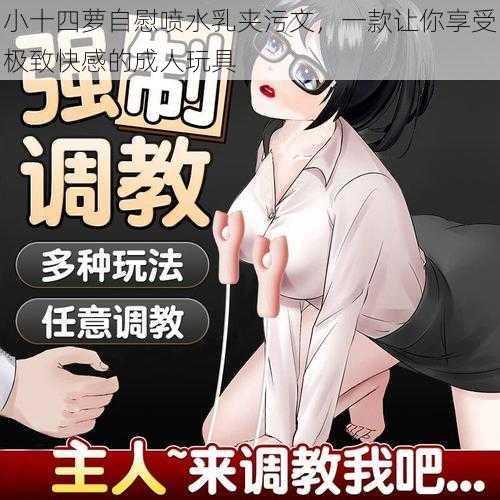 小十四萝自慰喷水乳夹污文，一款让你享受极致快感的成人玩具