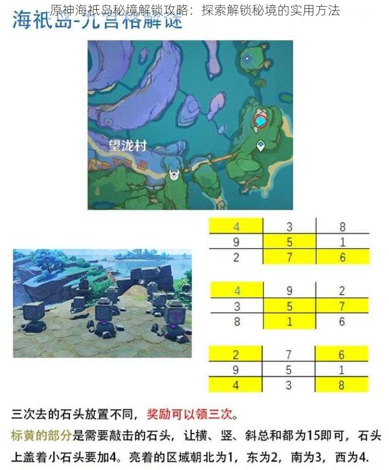 原神海祇岛秘境解锁攻略：探索解锁秘境的实用方法