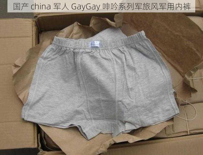 国产 china 军人 GayGay 呻吟系列军旅风军用内裤