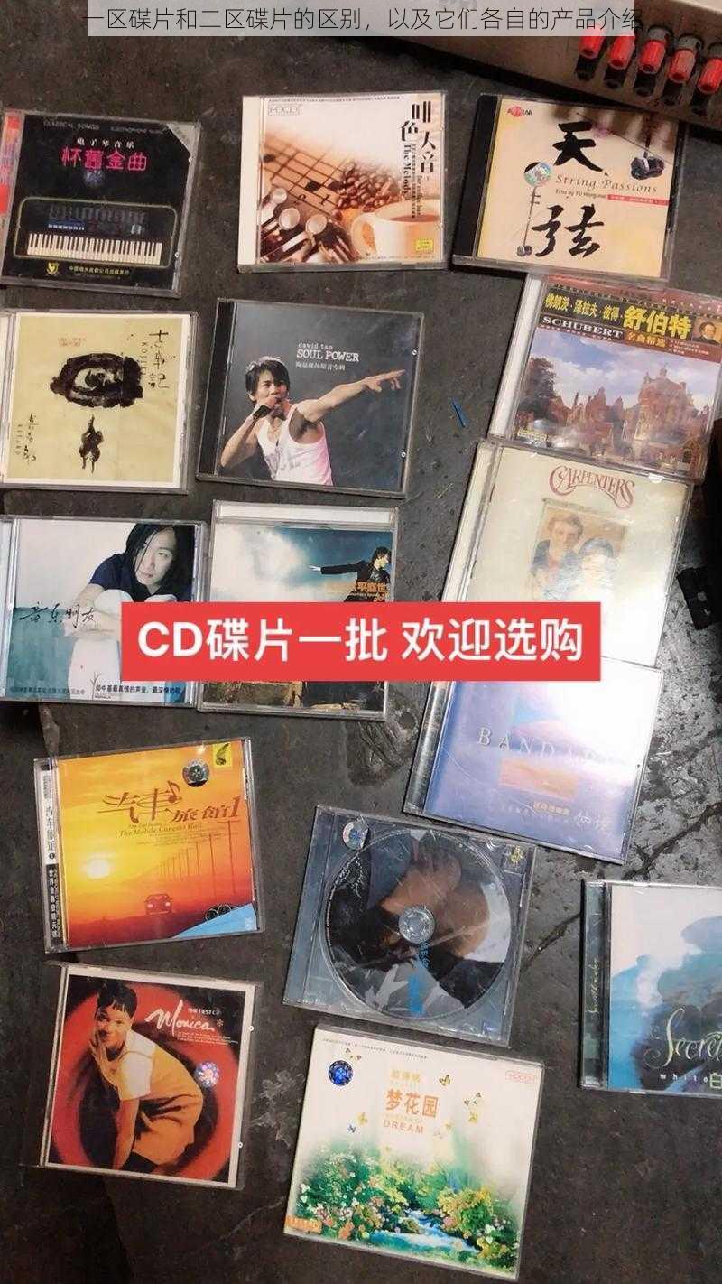 一区碟片和二区碟片的区别，以及它们各自的产品介绍