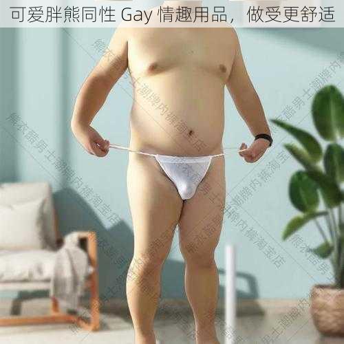 可爱胖熊同性 Gay 情趣用品，做受更舒适