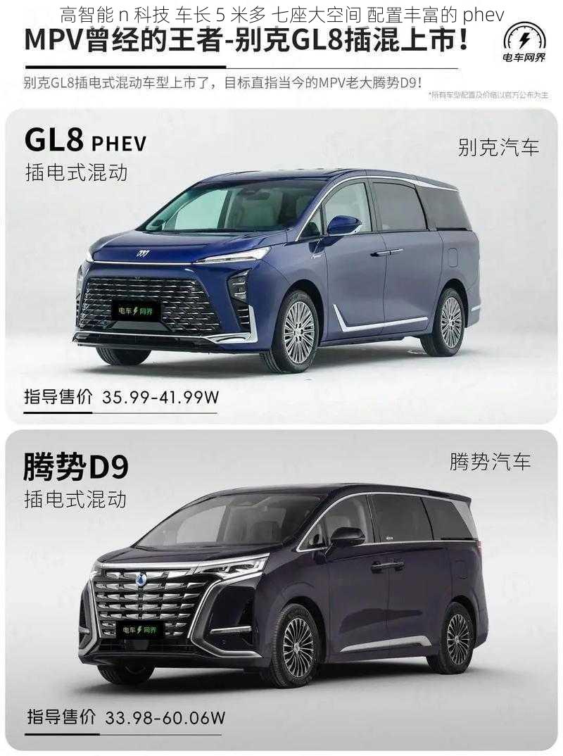 高智能 n 科技 车长 5 米多 七座大空间 配置丰富的 phev