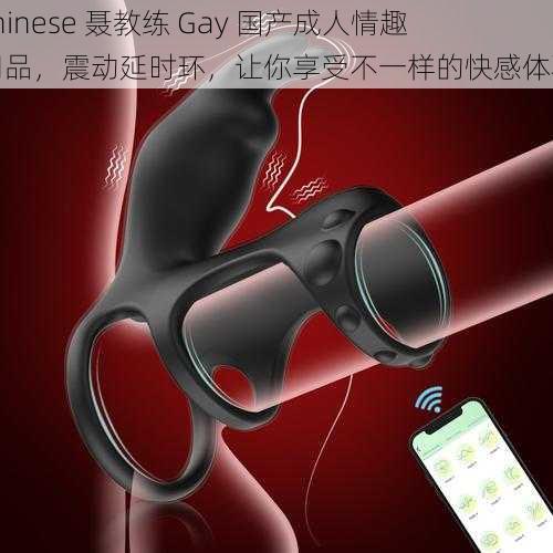 chinese 聂教练 Gay 国产成人情趣用品，震动延时环，让你享受不一样的快感体验