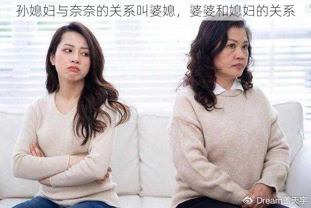 孙媳妇与奈奈的关系叫婆媳，婆婆和媳妇的关系