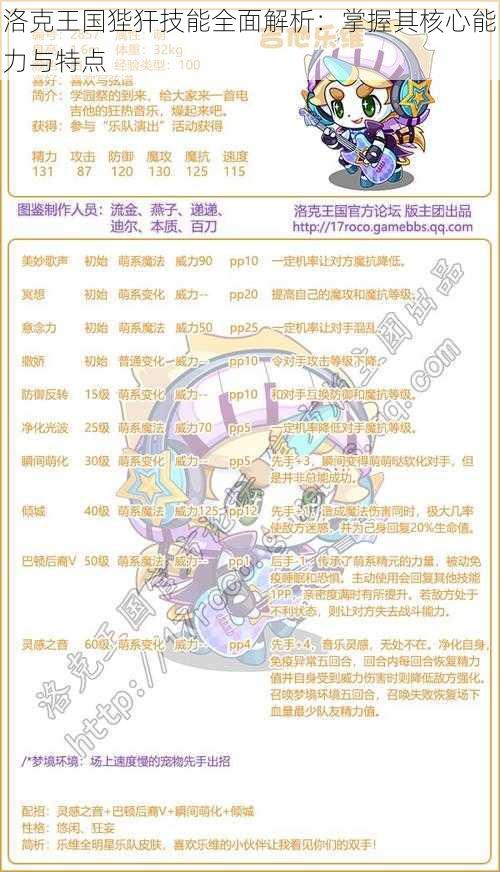 洛克王国狴犴技能全面解析：掌握其核心能力与特点