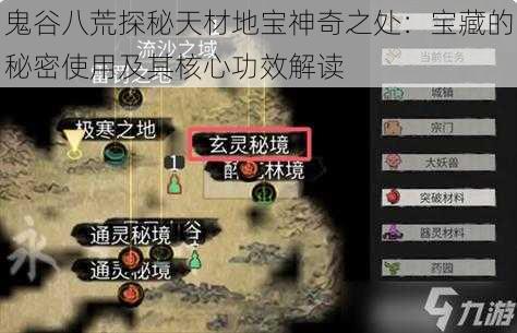 鬼谷八荒探秘天材地宝神奇之处：宝藏的秘密使用及其核心功效解读