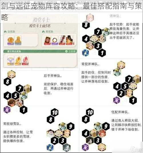 剑与远征宠物阵容攻略：最佳搭配指南与策略