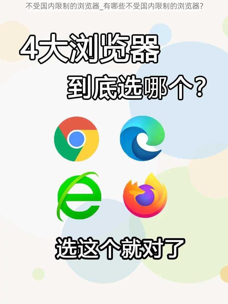 不受国内限制的浏览器_有哪些不受国内限制的浏览器？