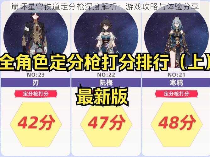 崩坏星穹铁道定分枪深度解析：游戏攻略与体验分享