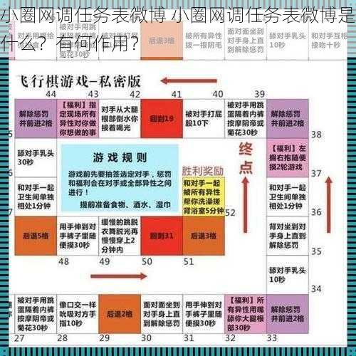 小圈网调任务表微博 小圈网调任务表微博是什么？有何作用？