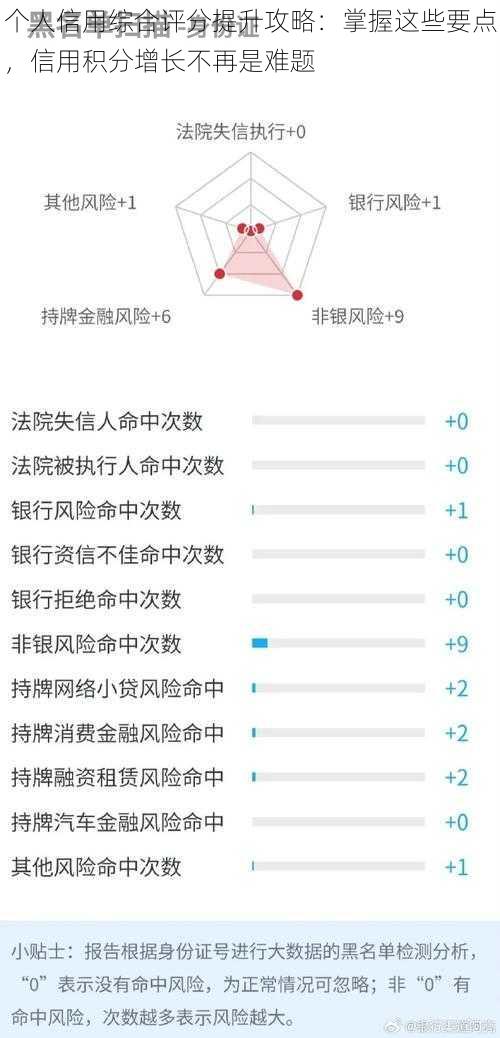 个人信用综合评分提升攻略：掌握这些要点，信用积分增长不再是难题