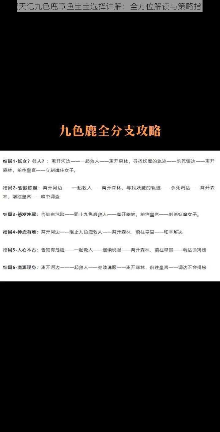 魔天记九色鹿章鱼宝宝选择详解：全方位解读与策略指南