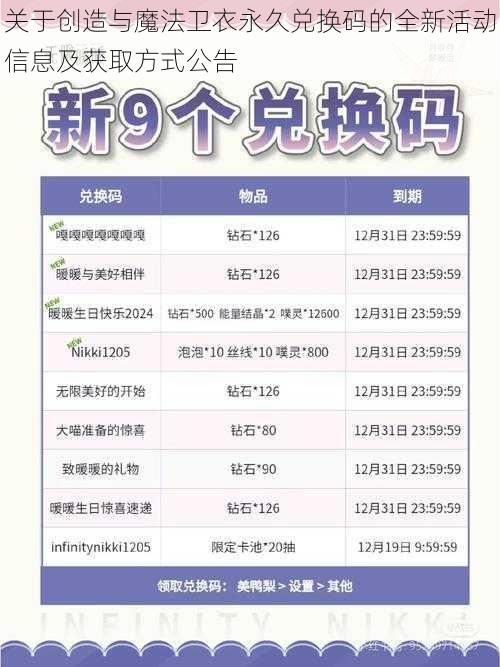 关于创造与魔法卫衣永久兑换码的全新活动信息及获取方式公告