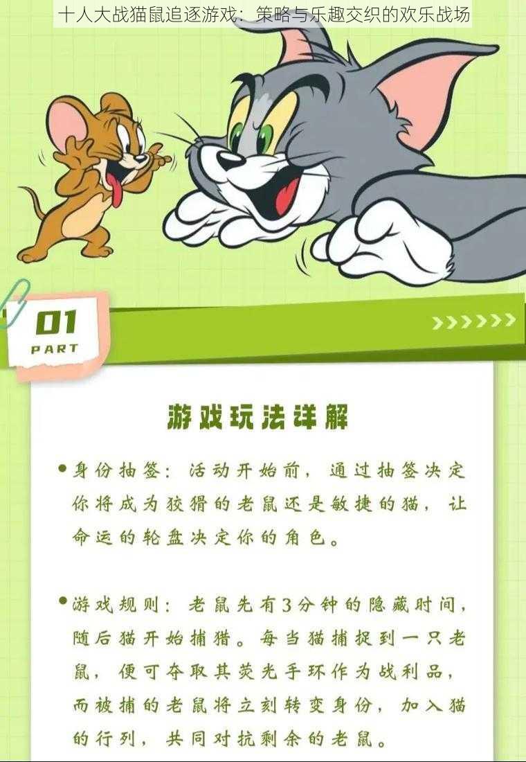 十人大战猫鼠追逐游戏：策略与乐趣交织的欢乐战场